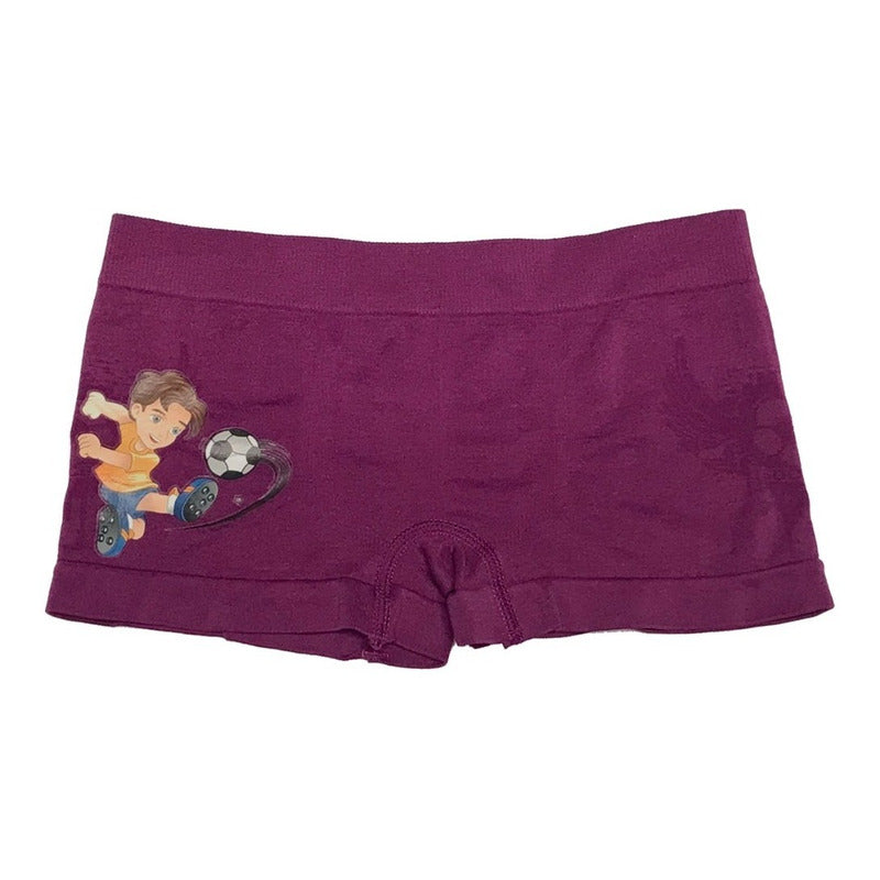 Boxer Niño Licra, Pack 6 Piezas En 6 Diferentes Colores