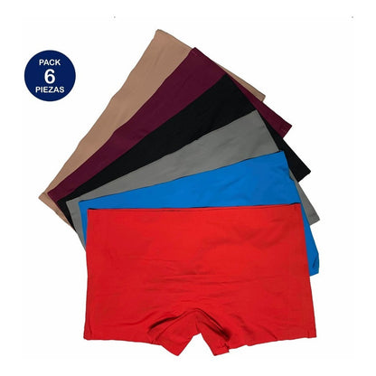 Paquete con 3 Pantaletas, Boxer o Tangas Sin Costuras