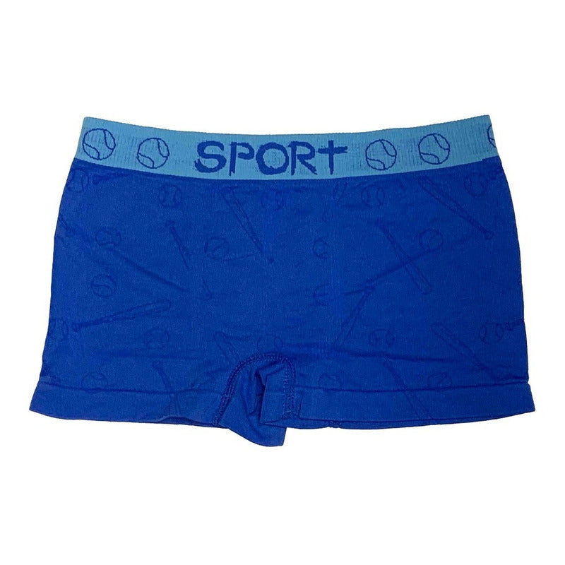 Boxer Niño Licra, Pack 6 Piezas En 6 Diferentes Colores