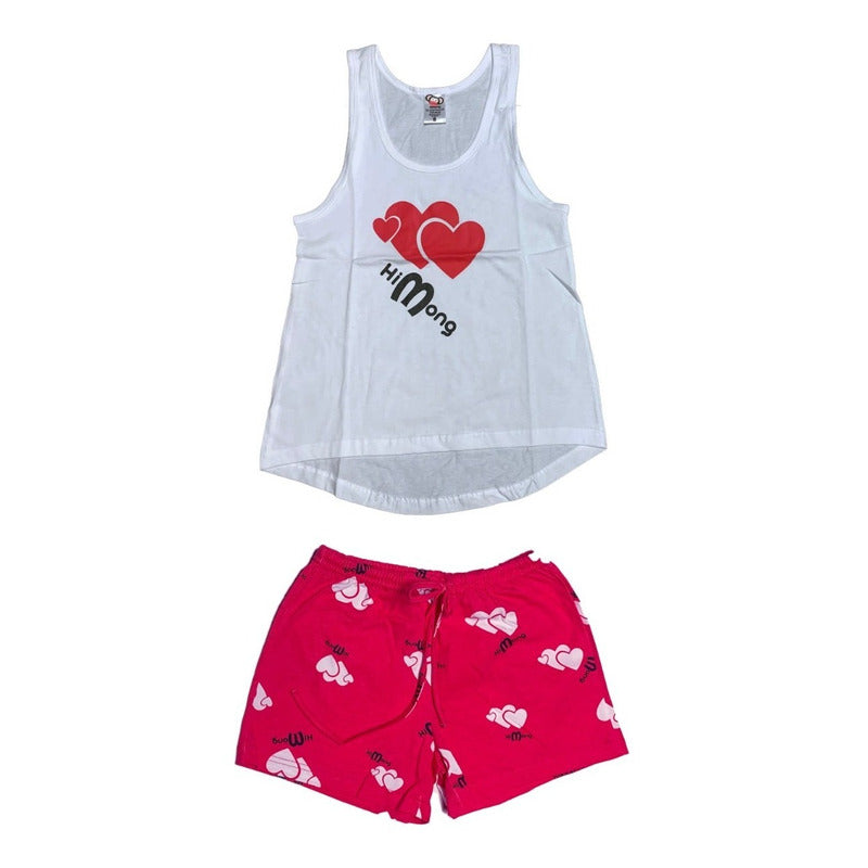 Pijama Juvenil Para Dama 100% Algodón  8818