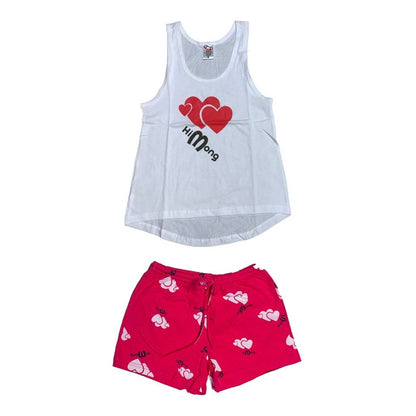 Pijama Juvenil Para Dama 100% Algodón  8818