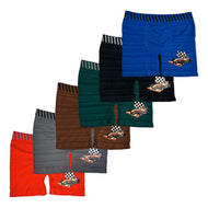 Boxer Largo Licra Niño, Pack 6 Piezas, 6 Diferentes Colores