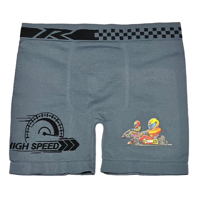 Boxer Largo Licra Niño, Pack 6 Piezas, 6 Diferentes Colores