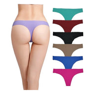 Tanga Sin Costuras (invisible) Pack 6 Pzas Difer Colores