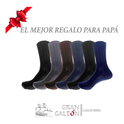 Calcetín Acrilan Hombre Grangaleón 12 Pares Diseño Canales