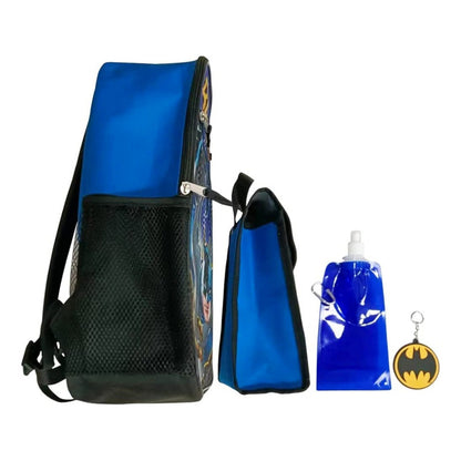 Mochila Escolar Batman Set Con 5 Piezas