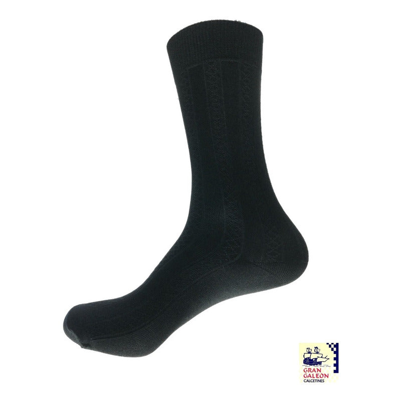 Paquete con 12 Pares de Calcetínes para Caballero de Nylon 3 Diseños Diferentes