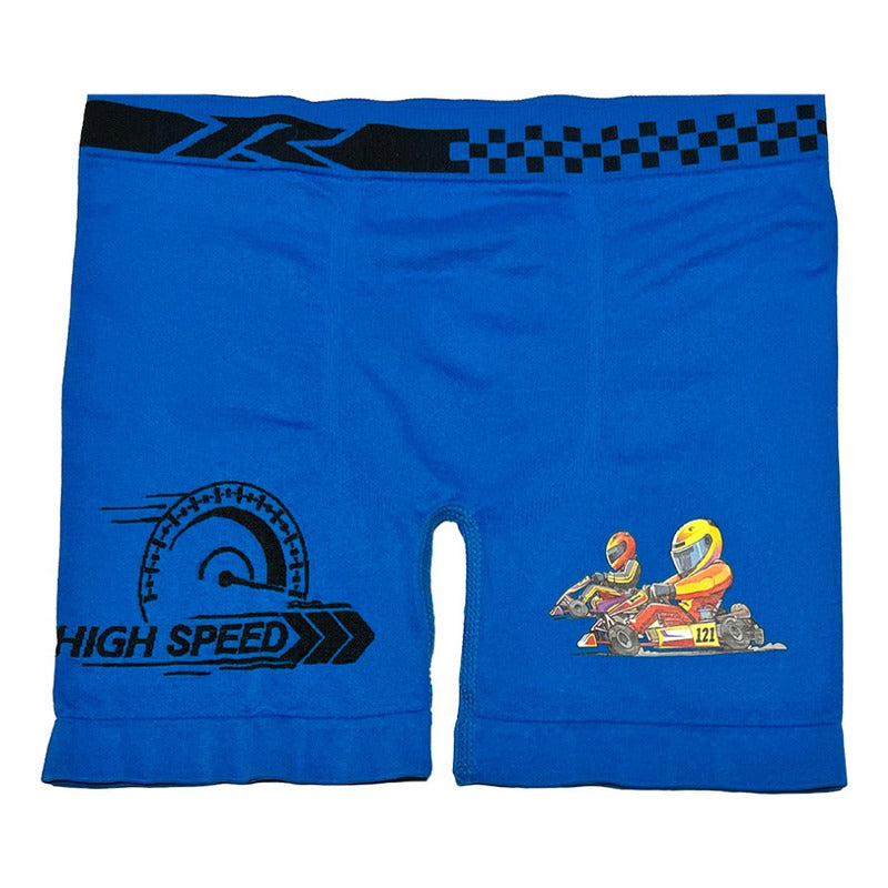 Boxer Largo Licra Niño, Pack 6 Piezas, 6 Diferentes Colores