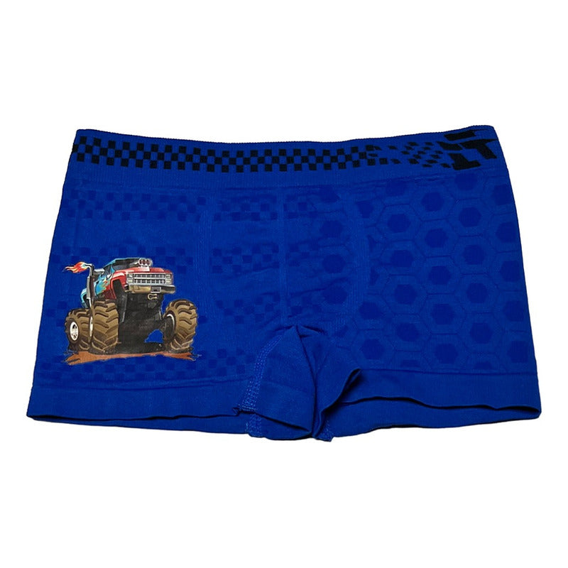 Boxer Niño Licra, Pack 6 Piezas En 6 Diferentes Colores