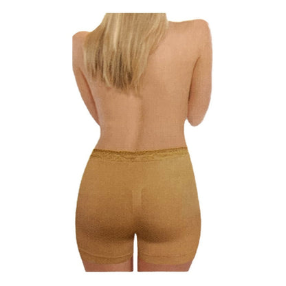 Tanga Tipo Faja Panty Calzón Para Dama Corte Alto Paq 2pzas