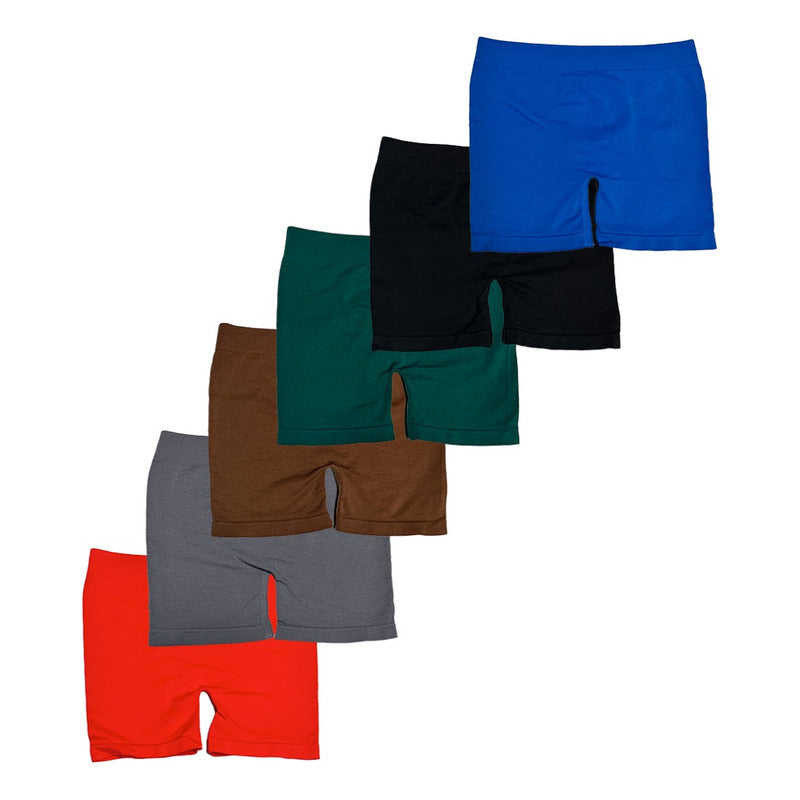 Boxer Largo Licra Niño, Pack 6 Piezas, 6 Diferentes Colores