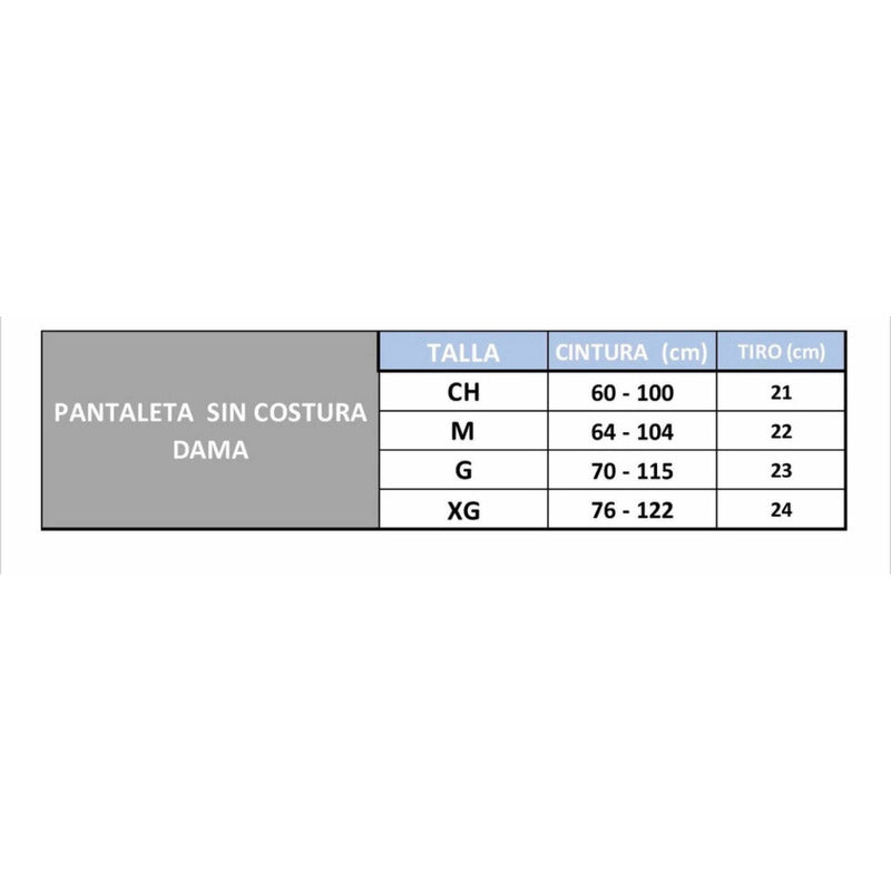 Pantaleta Sin Costuras (invisible) Pack 6 Pzas 3negro/3camel