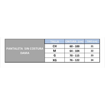 Pantaleta Sin Costuras (invisible) Pack 6 Pzas 3negro/3camel