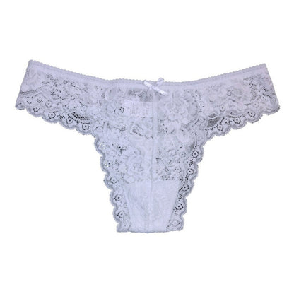 Tanga Sexy Encaje Mujer Pack De 6 Pzas, 6 Colores Diferentes