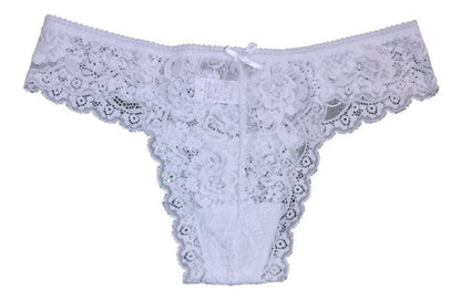 Panty Sexy De Encaje Pack De 6 Pzas Con 6 Colores Diferen