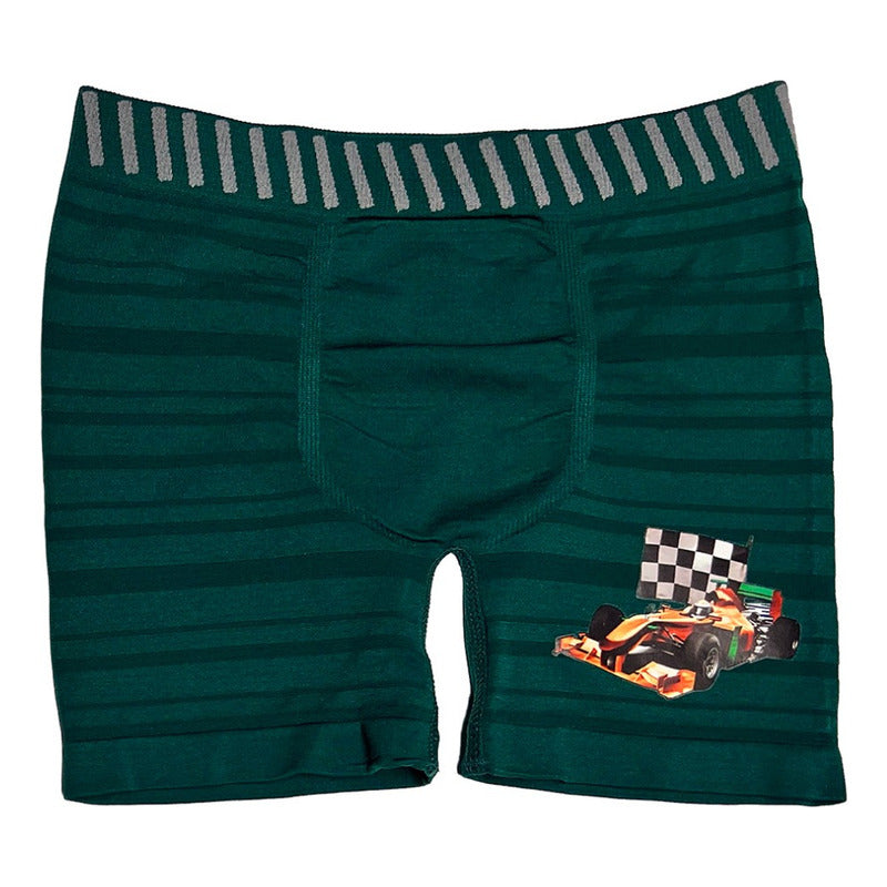 Boxer Largo Licra Niño, Pack 6 Piezas, 6 Diferentes Colores