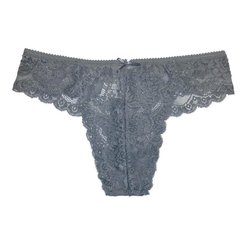 Tanga Sexy Encaje Mujer Pack De 6 Pzas, 6 Colores Diferentes