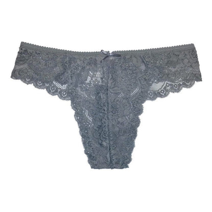 Tanga Sexy Encaje Mujer Pack De 6 Pzas, 6 Colores Diferentes