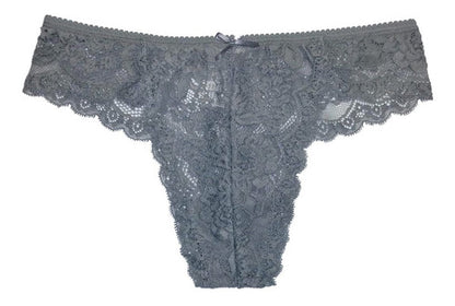 Panty Sexy De Encaje Pack De 6 Pzas Con 6 Colores Diferen