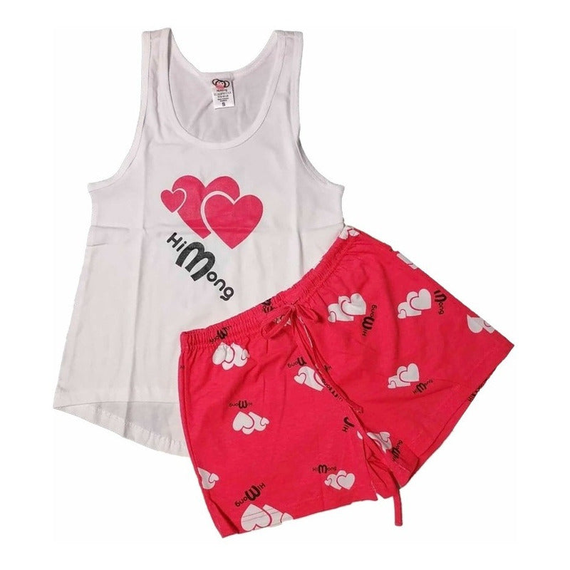 Pijama Juvenil Para Dama 100% Algodón  8818