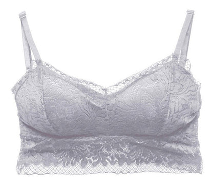 Sexy Bralette Encaje Pack Con 6 Piezas En 6 Diferentes Color