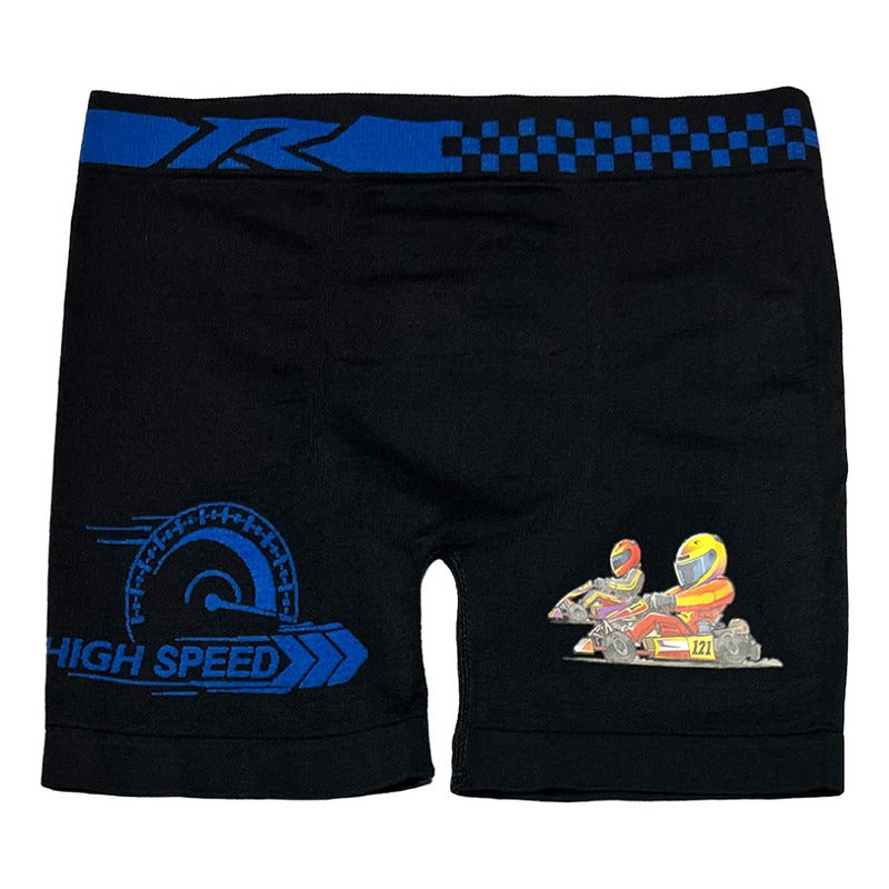 Boxer Largo Licra Niño, Pack 6 Piezas, 6 Diferentes Colores