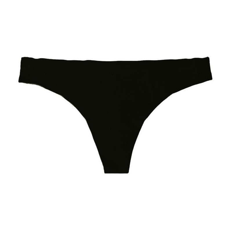 Tanga Sin Costuras (invisible) Pack 3 Pzas Nude Negra Blanca