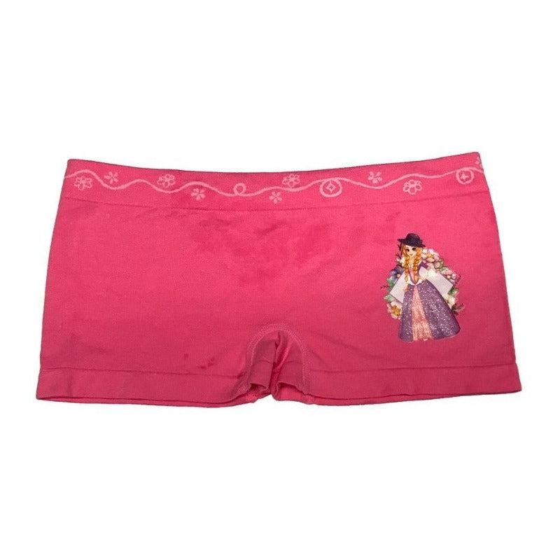Boxer Licra Niña, Paquete 6 Piezas, 6 Diferentes Colores