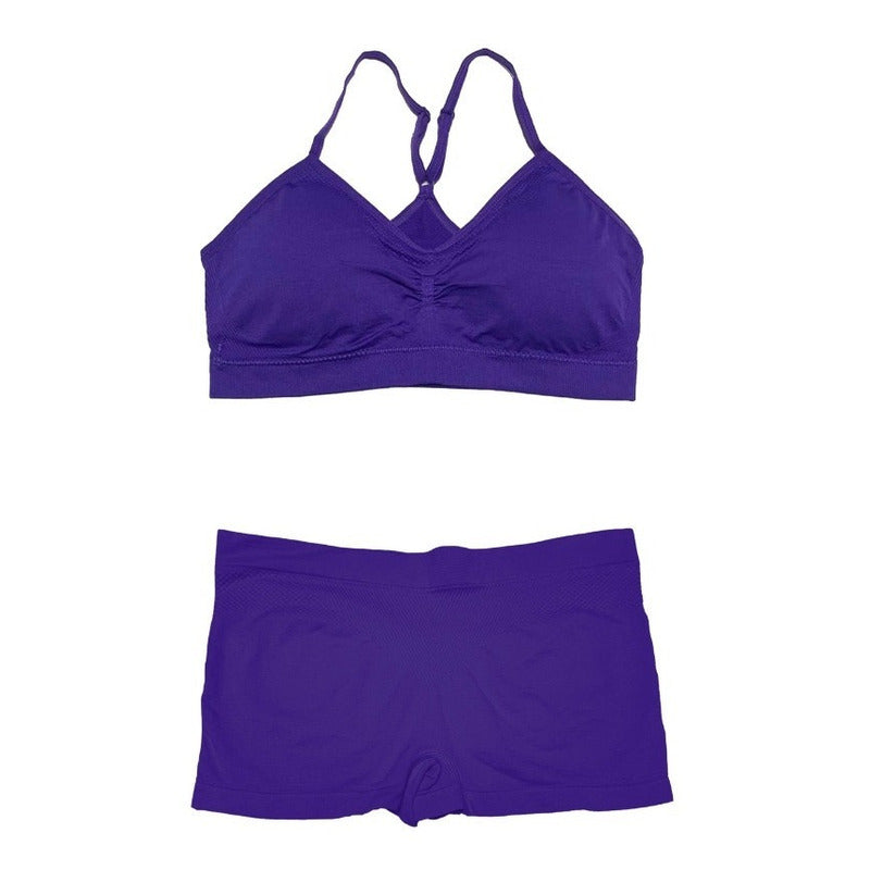 Coordinado Boxer Y Top Dama Pack 6 Pzas, 6 Colores Diferente