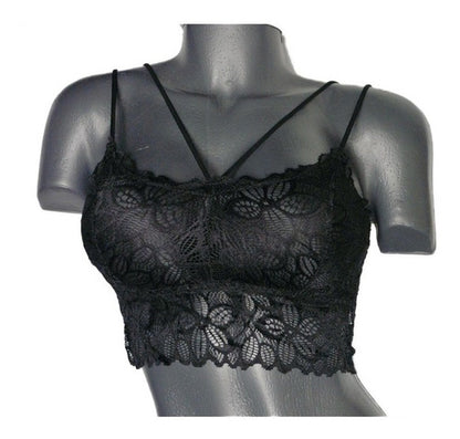 Sexy Bralette Encaje Pack Con 6 Piezas En 6 Diferentes Color