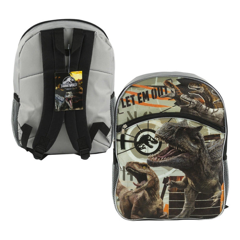 Mochila Escolar Jurassic World De 18 Pulgadas