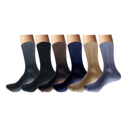 Paquete con 12 Pares de Calcetínes para Caballero de Nylon 3 Diseños Diferentes