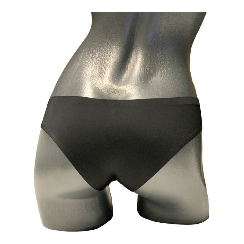 Pantaleta Sin Costuras (invisible) Pack 6 Pzas 3negro/3camel
