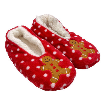 Pantufla Con Suela Antiderrapante Y Borrega