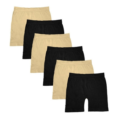 Boxer Largo Dama Microfibra, Paquete De 12 Piezas, 6 Colores