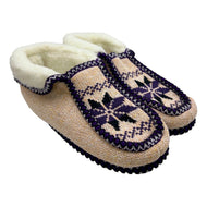 Pantufla Con Suela De Goma Y Borrega