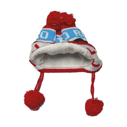 Gorro Pompón Y Borrega Para Niño Y Niña Talla 4 A 8 Años